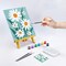 10 Packs 8X10 Pre Drawn Canvas for Painting Floral Pre Printed Canvas Painting Kit Vibrant Botanical Pre Drawn Canvas to Teens Night Party Supplies